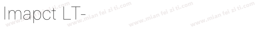 Imapct LT字体转换